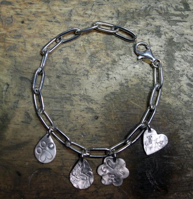 Make a Silver Charm or Pendant - Step-by-Step Guide to Stamping and Shaping