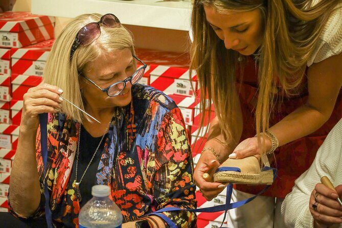 Make Authentic Espadrilles in Puerto Plata - Celebrating with Champagne and Photos