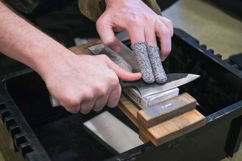 Make Your Own Japanese Knife (Sharpening and Engraving) in Tokyo - A hands-on craft session, not a full blacksmithing class