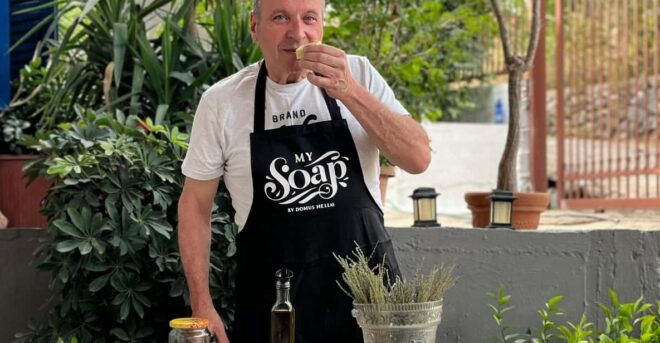 Make Your Own Soap and Taste Traditional Greek Recipes - Soap Making Process