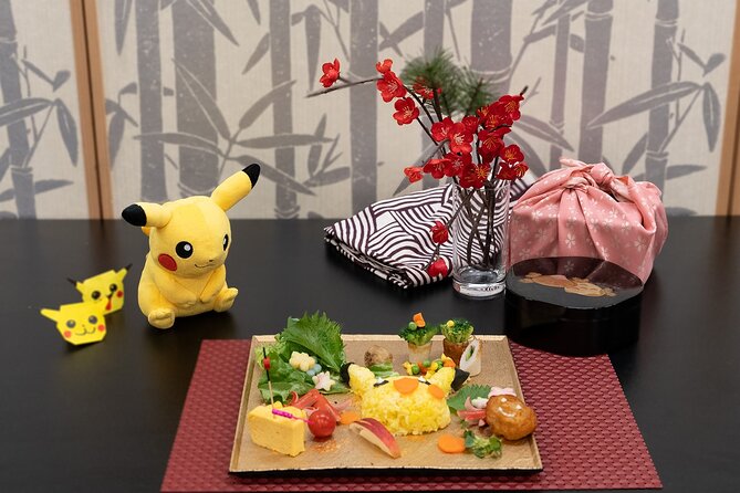 Making a Pokémon Pikachu Character Bento - Step-by-Step Bento Making Process