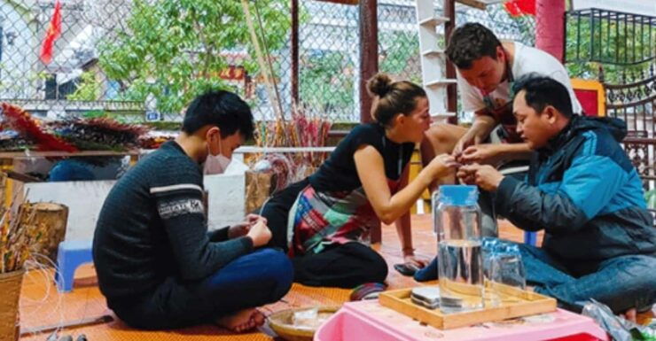 Making the Paper Flowers Experience in Hue - Location and Getting There