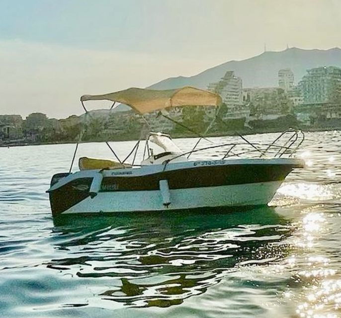 Malaga: 5-Seater Speedboat Boat Rental Without a License - Included Features and Safety
