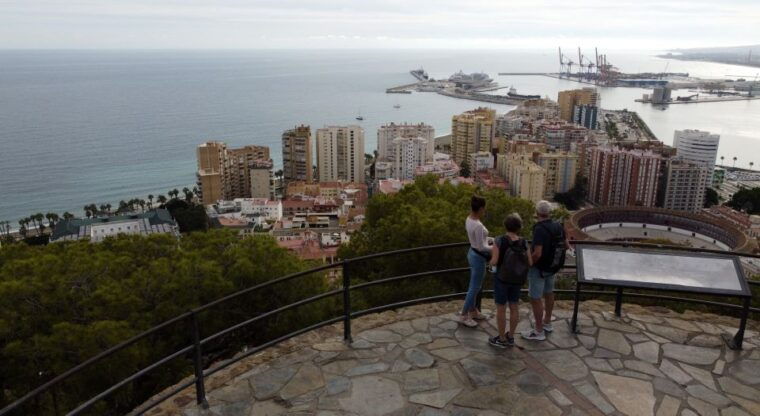 Malaga: Castle Hill and Fisherman Village E-Bike Tour - Tour Highlights