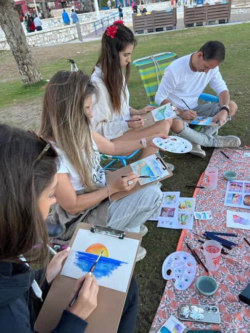 Málaga: Watercolor Workshop by the beach - The Experience in Detail