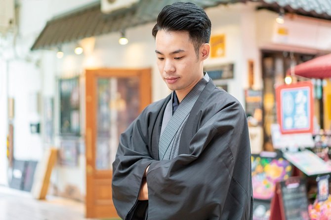Male Kimono Plan - Rental Items and Dressing Service
