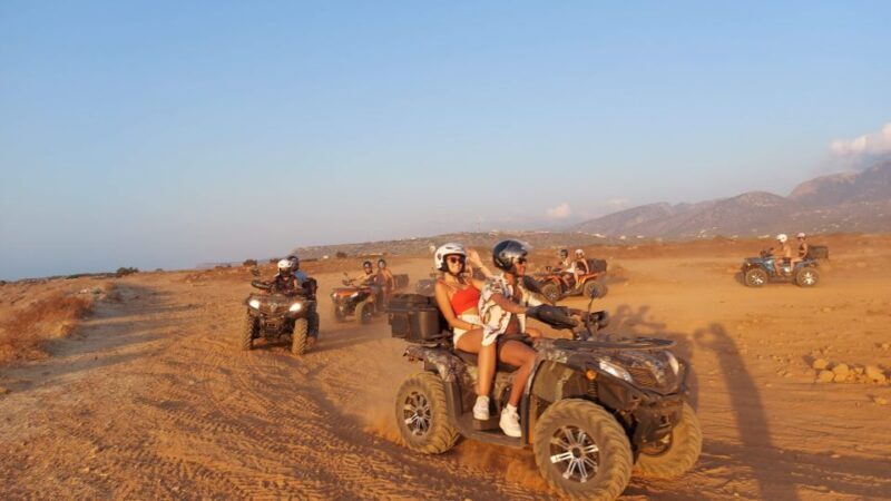 Malia: Off-Road Quad Safari Evening Tour - The Village of Sissi and Local Life