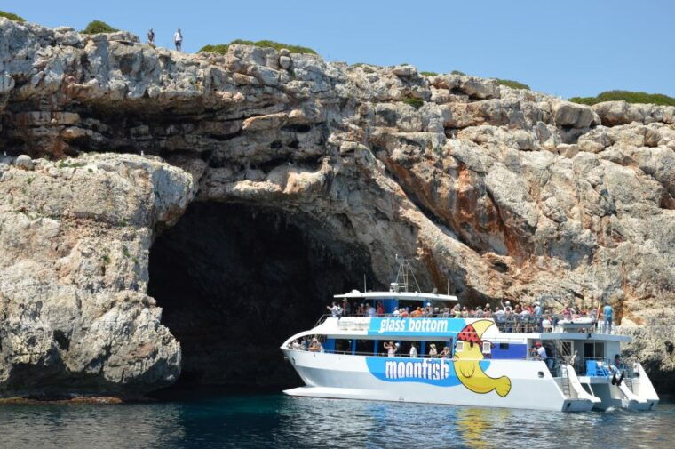 Mallorca: Glass-Bottom Catamaran Along the East Coast - Exploring Caves, Including the Pirate Cave