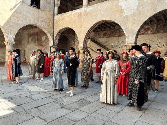 Malpaga Castle Guided Tour With Period Dresses - Dressing in Period Clothing