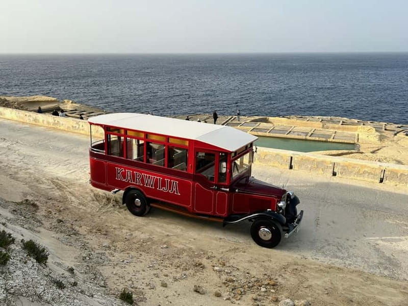 Malta: 5 hr Vintage Bus Tour - Mdina & Blue Grotto inc. food - In The Sum Up
