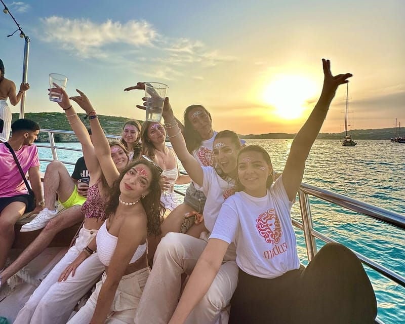 Malta: Party Boat to Blue Lagoon and Comino with Open Bar - Good To Know