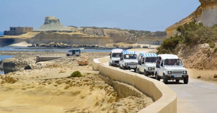 Malta: Private Jeep Tour of Gozo With Lunch - Transportation and Pickup