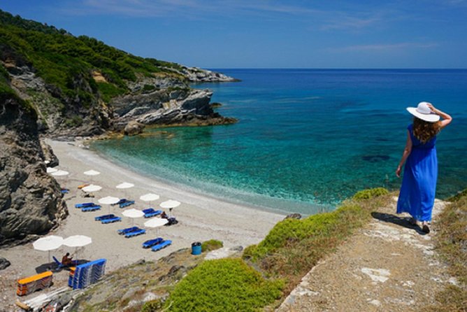Mamma Mia Highlights, Skopelos Island - Crystal-clear Waters and White Sands at Paralia Kastani