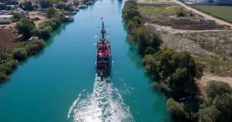 Manavgat River Cruise & Bazaar +Waterfall Tour: Side, Alanya - The Scenic River and Swimming Opportunities