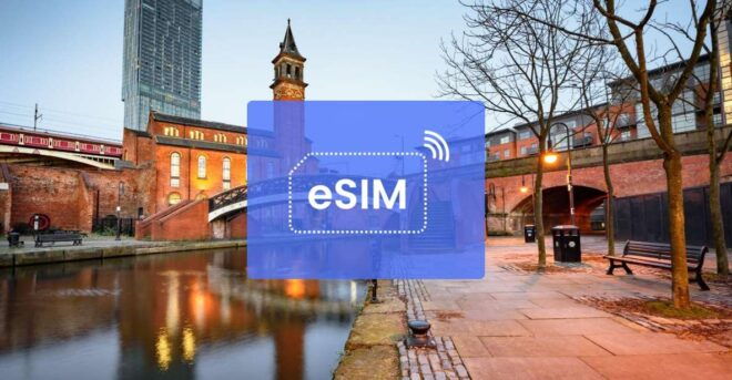Manchester: Uk/ Europe Esim Roaming Mobile Data Plan - No Refunds Policy for Activated and Used Packages