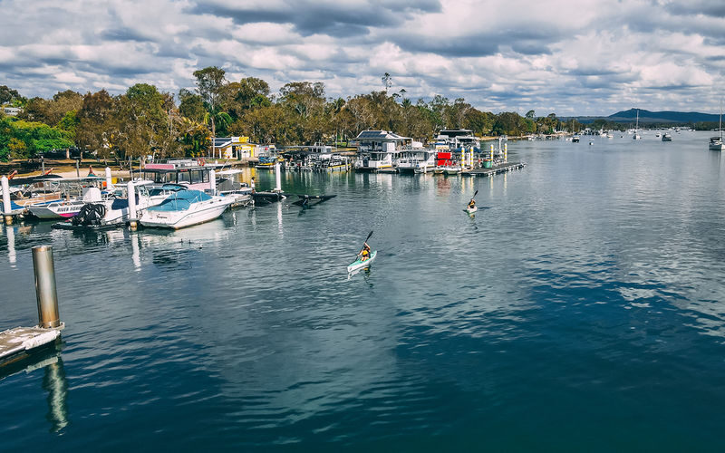 Mangroves and Mansions Guided Kayak Tour of Noosa River - Mansion views from Noosa Sound