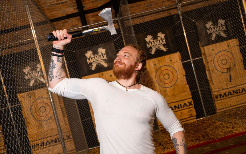 MANIAX Axe Throwing Experience in Brisbane - A coached activity with a competitive edge