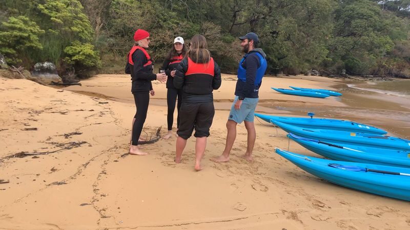 Manly Guided Kayak Tour - What the beach stop adds