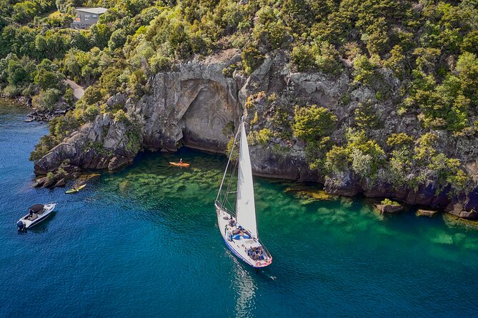 Maori Rock Carvings - Taupo Sailing Adventures - Kindred Spirit - Tour Details