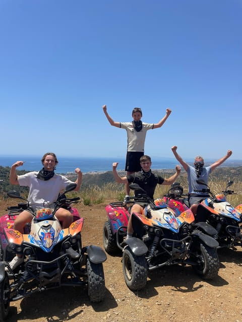Marbella: 1-H Quad Adventure PRICES PER QUAD 100€ 1 OR 2PX - Safety and Equipment