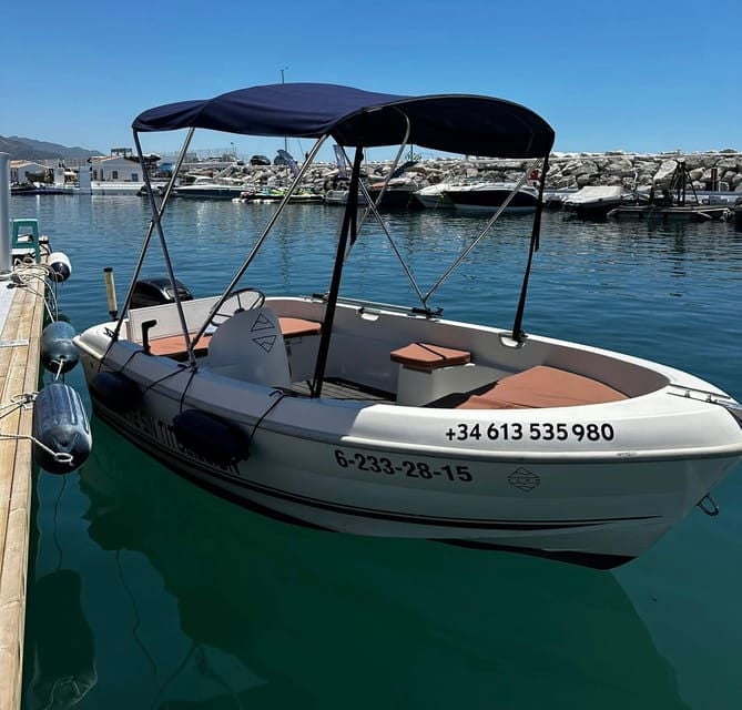 Marbella: Puerto Banús Boat Rental With No License Needed - Rental Details