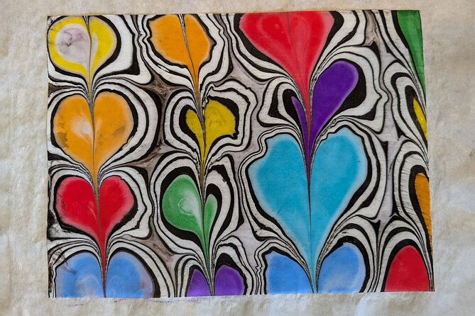 Marbled Silk Scarf, Trucker Hat, Sketchbook or 4 Pieces of Paper - Who Should Book This Experience?