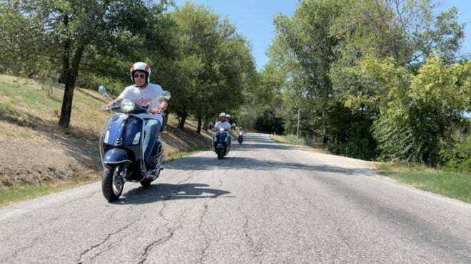 Marche: Guided Vespa Tour - The Charming Castles of Arcevia - Scenic Road Rides