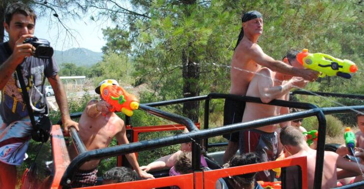 Marmaris Jeep Safari Water Fight, Colour and Foam Party - Activity Details