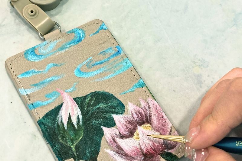 Marquage Leather Painting Workshop in Singapore - What you’ll make, and what marquage means