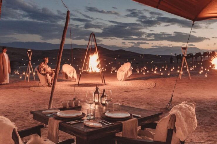 Marrakech: Agafay Desert Camel Ride With Dinner and Sunset - Booking Details