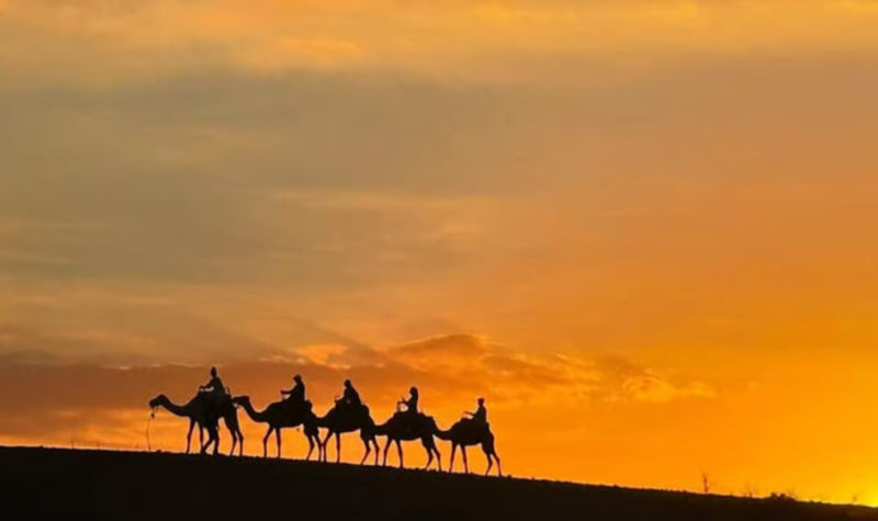 Marrakech Agafay Desert Sunset Camel Ride & Dinner - Extra rides and the risk of waiting
