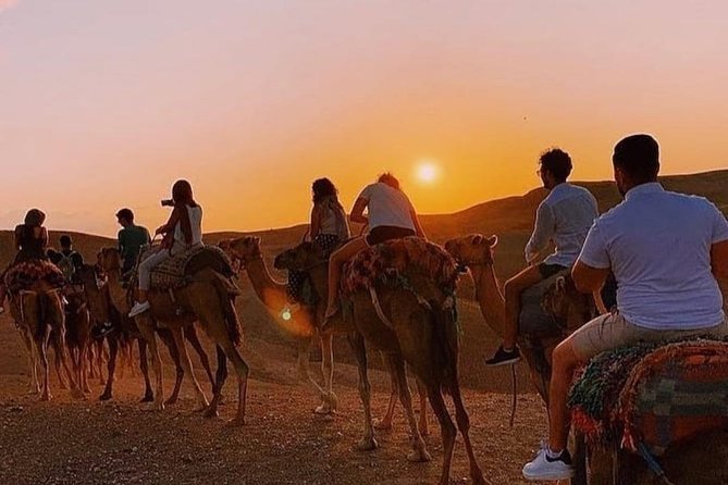Marrakech Desert : Quad Biking, Camel Ride, Dinner Show - Experiencing a Camel Ride in the Desert
