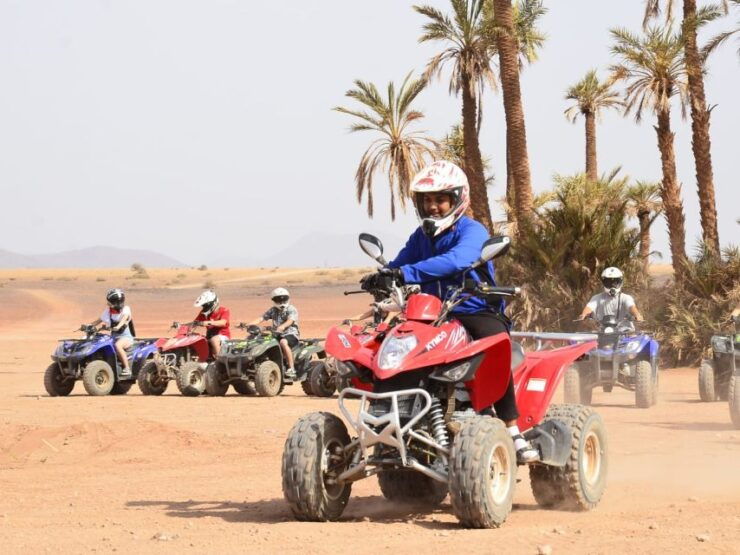 Marrakech: Guided Quad Bike and Camel Ride Tour With Tea - Itinerary Highlights and Changes
