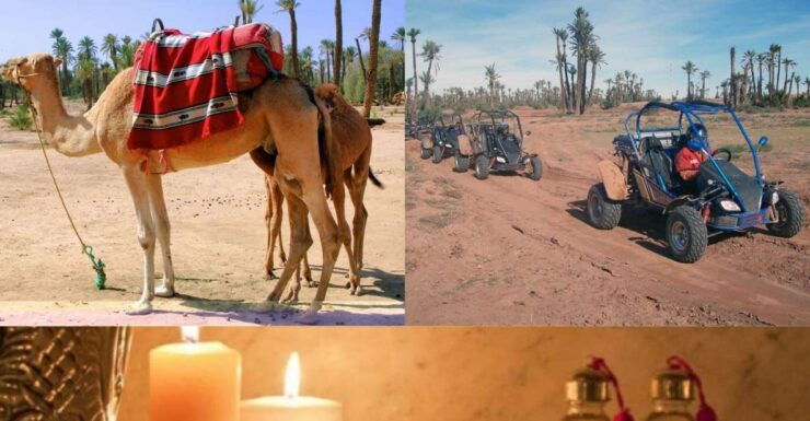 Marrakech: Half-Day Tour With Buggy Ride, Camel Ride and Spa - Tour Overview