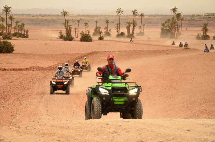 Marrakech: Palmeraie Guided Quad Tour With Tea Break - Booking and Logistics Details