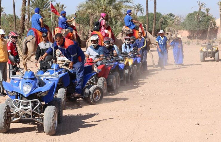 Marrakech Quad Bike in Palmerais - Berber Village Exploration