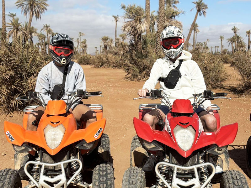 Marrakech Quad Bike Palmeraie Adventure with Mint Tea - What the schedule means for your day