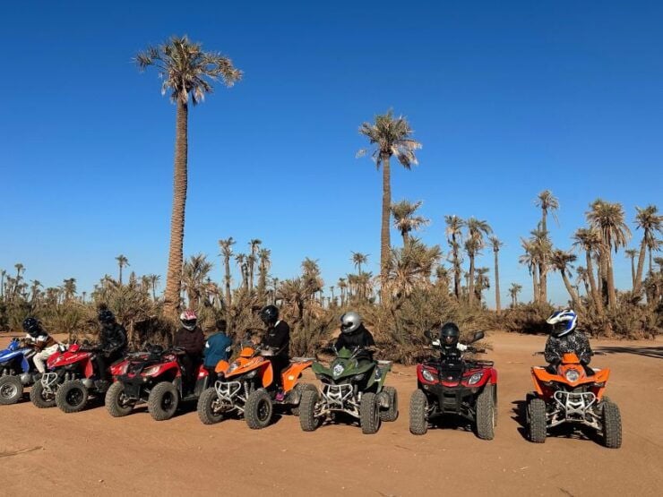 Marrakech: Quad Bike Tour in the Palm Grove Dunes With Tea - Booking Details