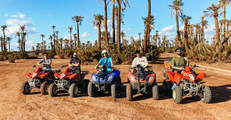 Marrakech: Quad Bike Tour to Palm Oasis and Jbilat Desert - Duration and Language Support