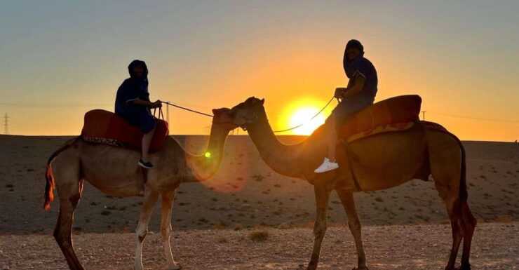 Marrakesh: Agafay Desert Sunset Camle Ride With Diner a Show - Activity Details