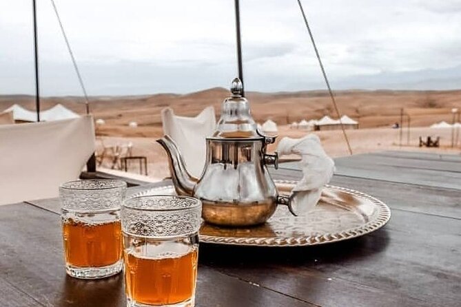 Marrakesh: Agafay Desert Sunset Dinner With a Show and Transfers - Pickup and Drop-off