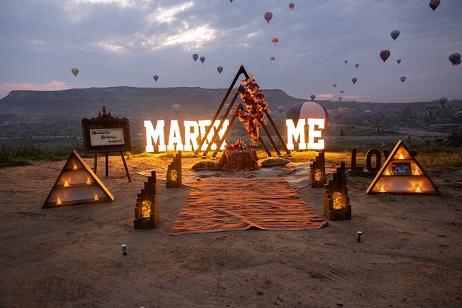 Marriage Proposal At Sunrise Time With Balloon View - Activity Details: Sunrise Balloon Proposal
