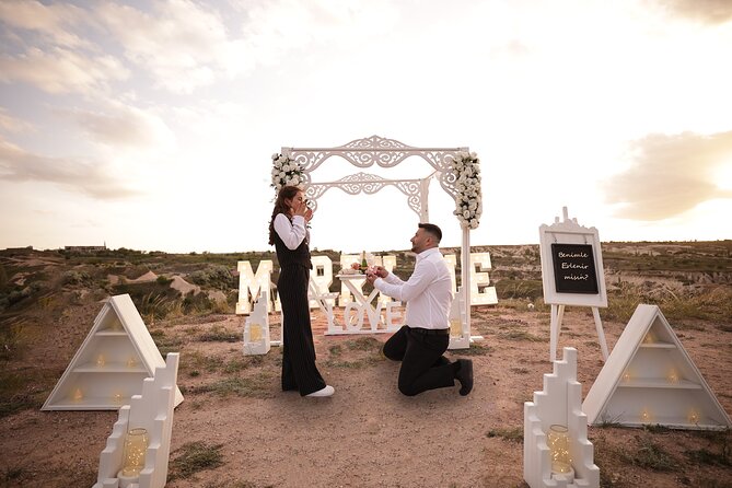 Marriage Proposal At Sunrise Time With Balloon View - Additional Information: Expectations, Group Size, Operator