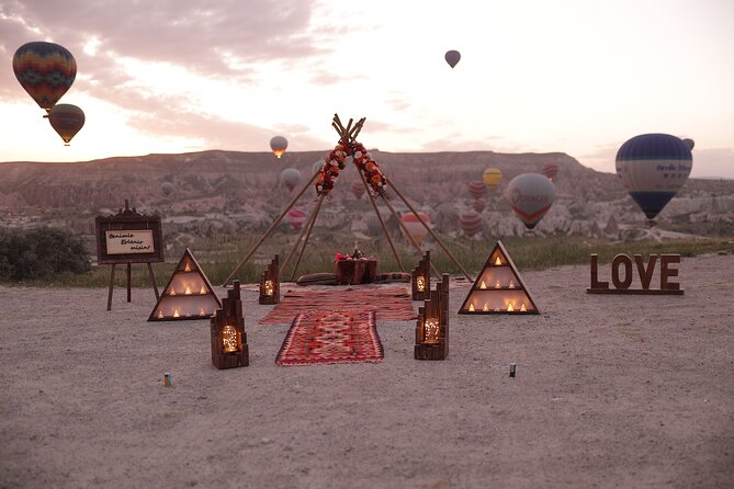 Marriage Proposal At Sunrise Time With Balloon View - Booking Details: Price, Guarantee, Reservation, Payment