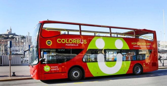 Marseille: Colorbüs City Sightseeing Bus Tour - Bus Circuits and Stops