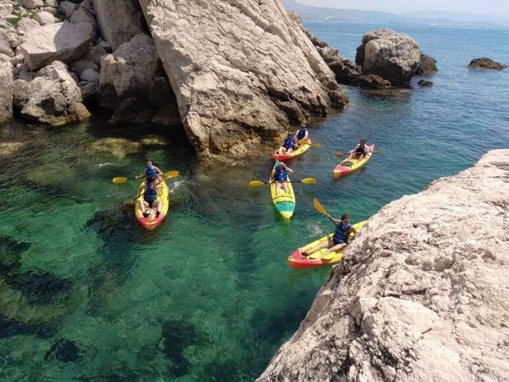 Marseille: Côte Bleue Calanques Half-Day Kayak Tour - Activity Description