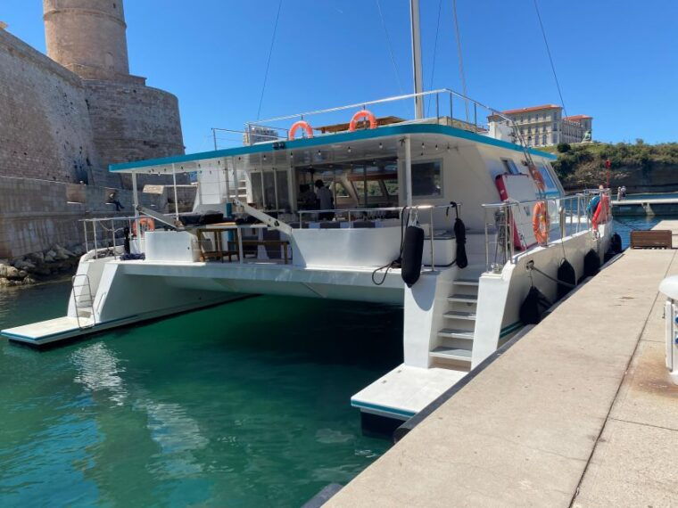 Marseille: Sunset Catamaran Cruise, Dinner & Drinks - Seasonal Buffet With Bio-Sourced Products