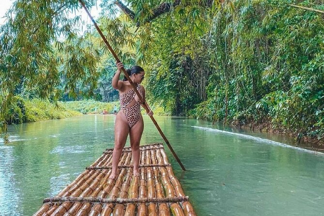 Martha Brae Bamboo Rafting Plus Blue Hole and Secrets Fall Private Tour - Tour Highlights
