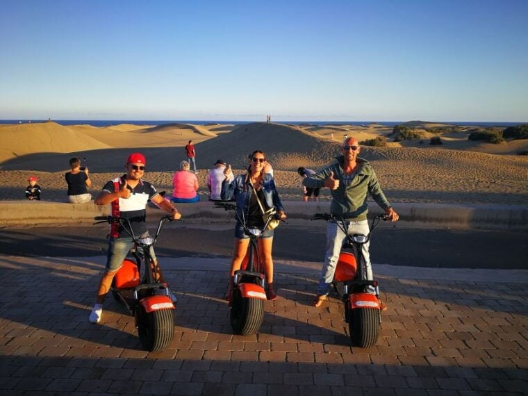 Maspalomas: 2-Seater E-Scooter Dunes Tour /Optional Camel - The Camel Ride Option