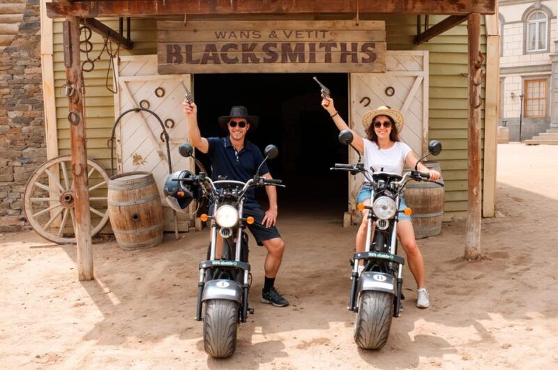 Maspalomas: E-Scooter or E-Bike Tour+Western Town Sioux City - Good To Know